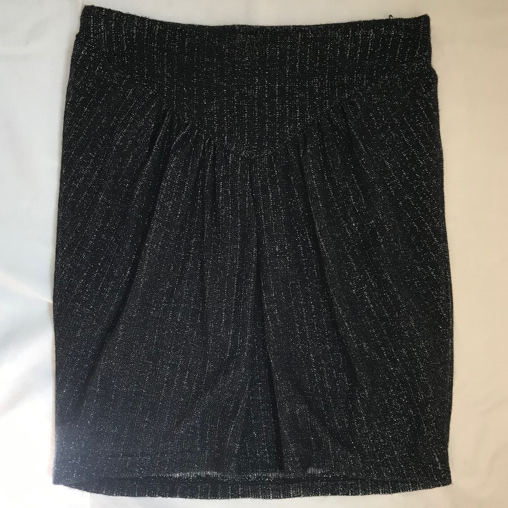 Zara Black Knitted Mini Skirt